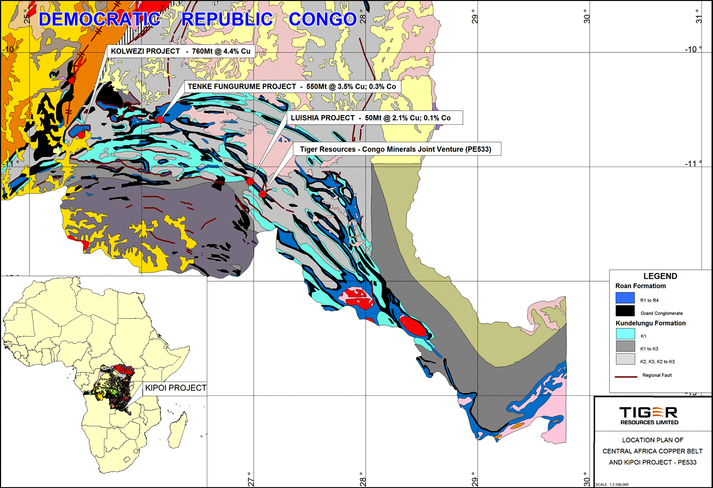 Tiger Resource ist Weltklasse beim Kupfer finden! 98097