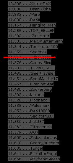 2.608.DAX Tipp-Spiel, Donnerstag, 16.07.15,17.45 H 841139