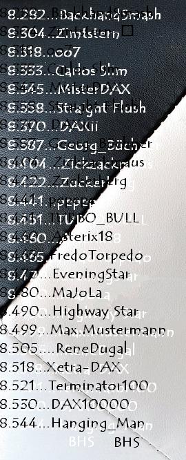 2.064.DAX Tipp-Spiel, Mittwoch, 22.05.2013 608394