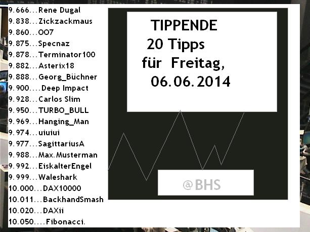 2.328.DAX Tipp-Spiel, Freitag, 06.06.2014,17.45 H 729963
