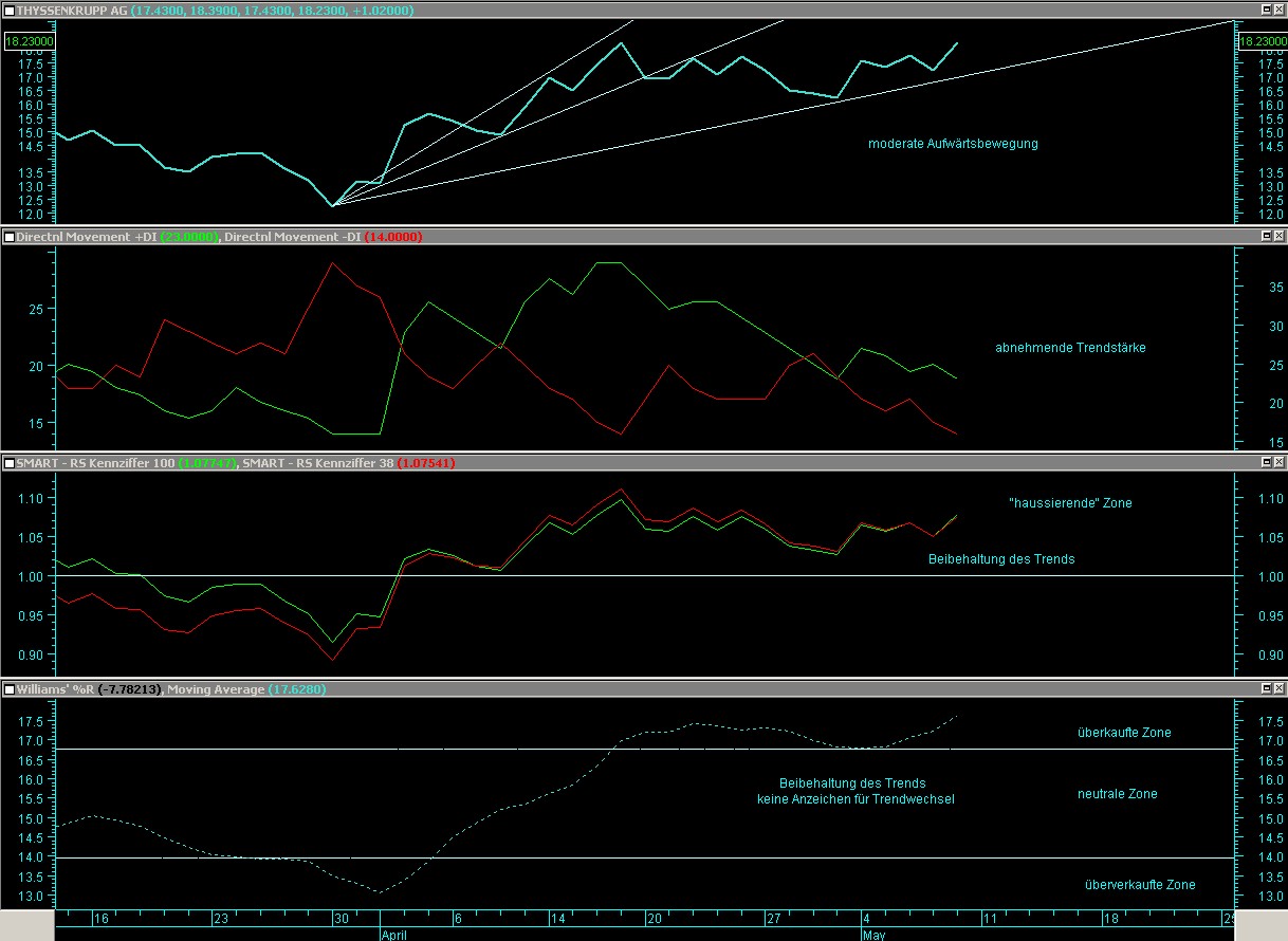 Thyssen, gute Chancen, einige Risiken. 232123