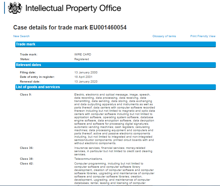 Wirecard 2014 - 2025 899342