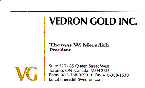 VG Gold Corp Faktenübersicht 12/05/2008 183428