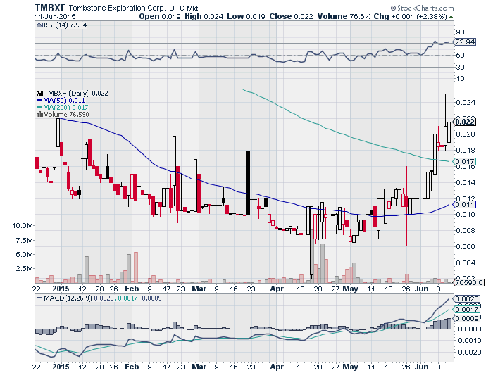 Tombstone Exploration Corp 832654