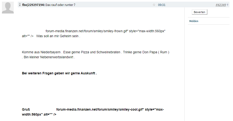 Börse ein Haifischbecken: Trade was du siehst 1243581