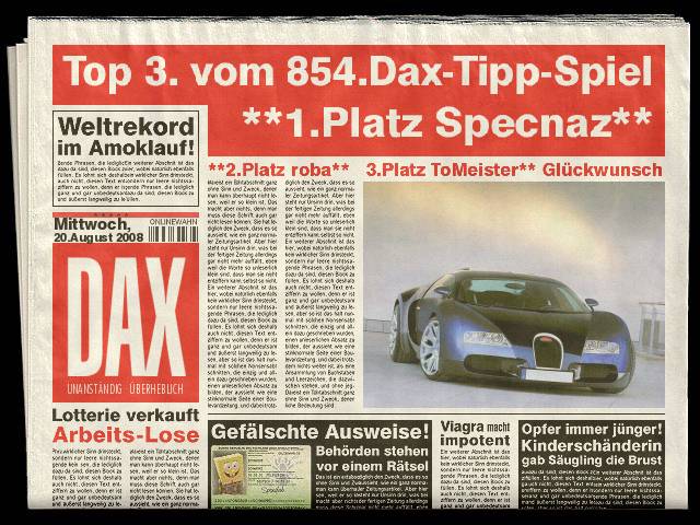 856.DAX-Tipp-Spiel **Freitag** 22.08.08-17.45 Uhr 181350