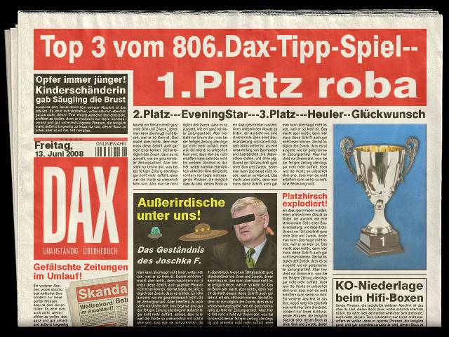 807.DAX Tipp-Spiel, Montag, 16.06.08, 17:45 Uhr 168876