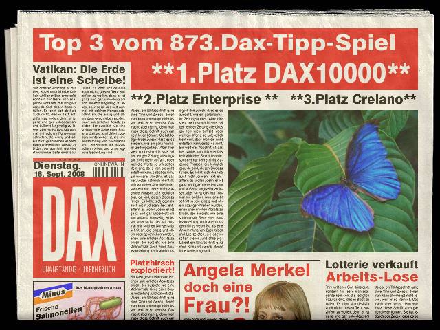 875.DAX Tipp-Spiel *Do* 18.09.08, 17.45 Uhr 186828