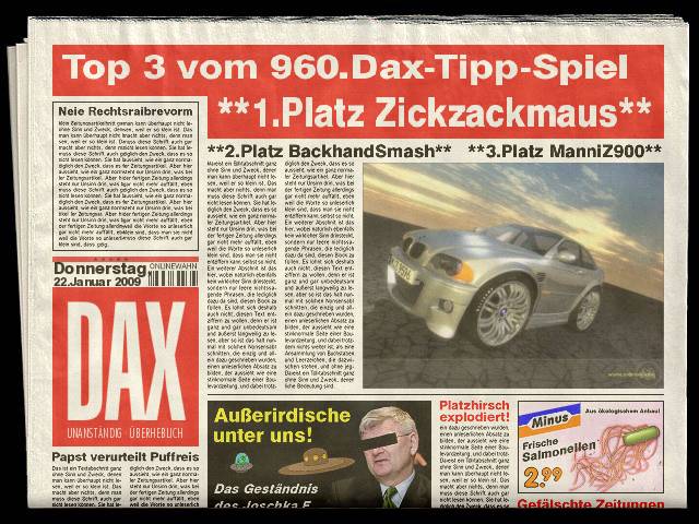 962.DAX Tipp-Spiel,Montag,26.01.09, 17.45 Uhr 212146