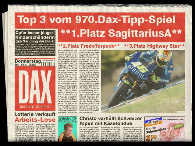 972.DAX Tipp-Spiel Montag,09.02.09, 17.45 Uhr 214973