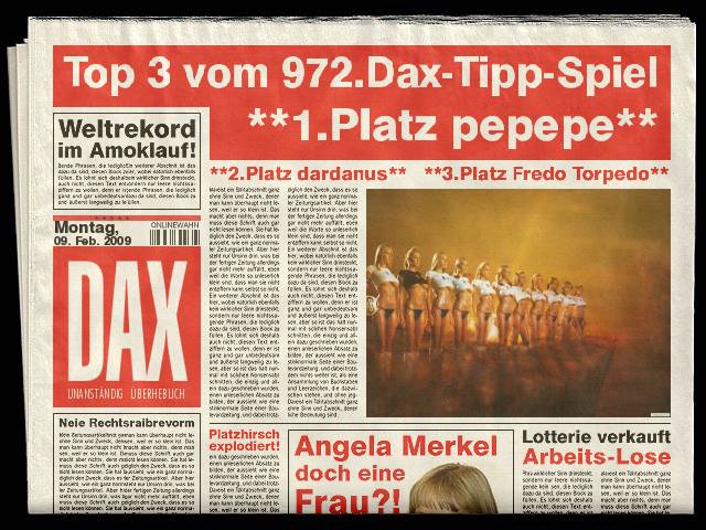 974.DAX Tipp-Spiel Mittwoch,11.02.09.17.45 Uhr 215588