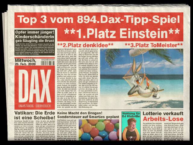 986.DAX Tipp-Spiel Freitag,27.02.09.17.45 Uhr 218798
