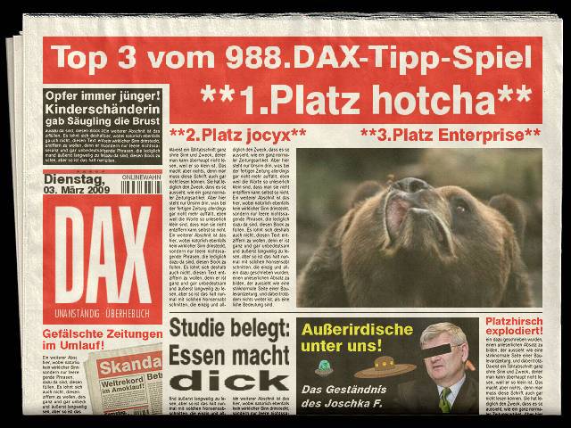 989.DAX Tipp-Spiel Mittwoch,04.03.09.17.45 Uhr 219786