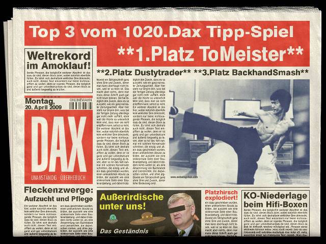 1021.DAX-Tipp-Spiel, Dienstag 21.04.09 228336