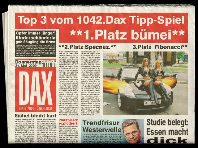1044.DAX-Tipp-Spiel, Montag 25.05.09 234334