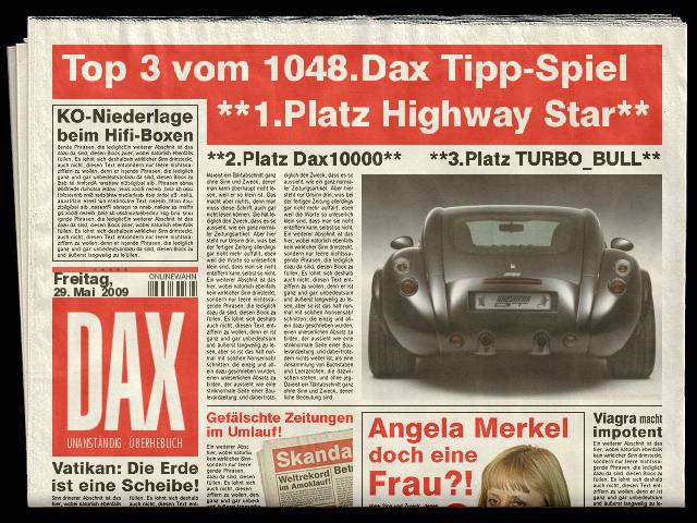 1049.DAX-Tipp-Spiel, Montag 01.06.09 235808