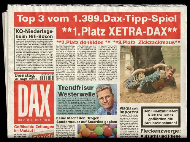 1.390.DAX Tipp-Spiel, Mittwoch, 29.09.10 347908