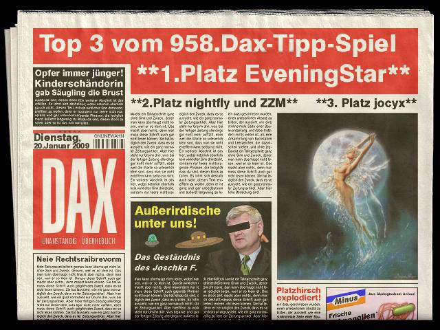 960.DAX Tipp-Spiel,Do,22.01.09, 17.45 Uhr 211695