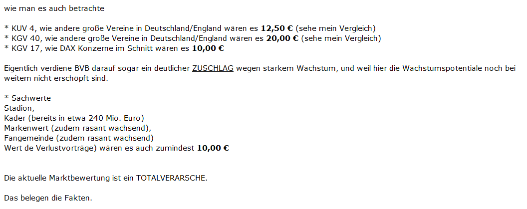 14 Gründe für ein Investment in BVB. 544035