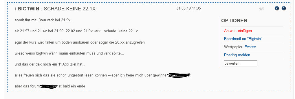 EVOTEC muss getradet werde 1135231