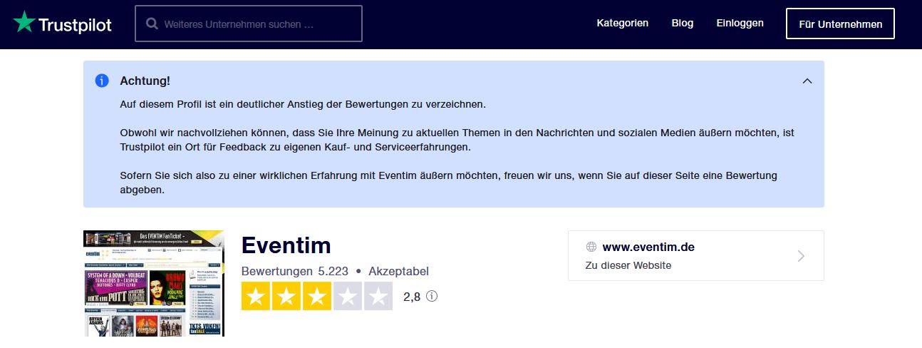 CTS Eventim setzt weiter auf Wachstum 1231236