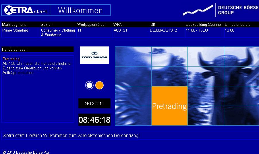 Tom Tailor Holding AG 309441