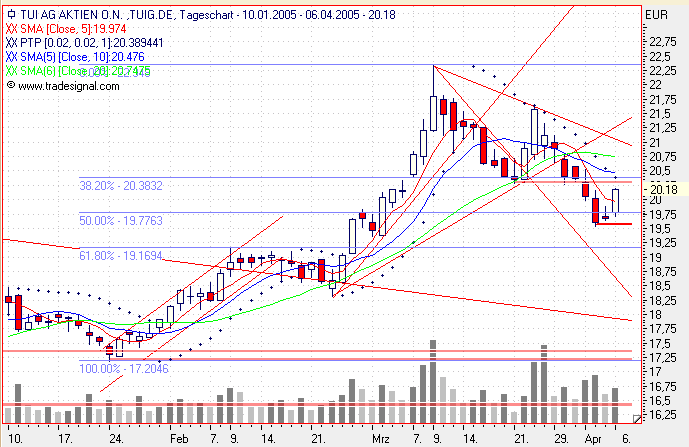 Einzelwerte zum TTT 6804