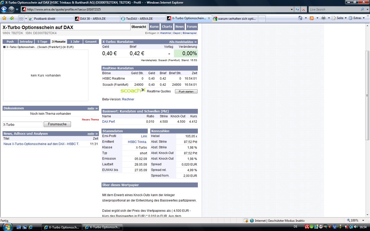 DAX steht ca. 200 Punkte zu hoch 214847
