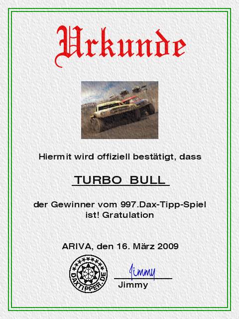 998.DAX Tipp-Spiel Dienstag,17.03.09.17.45 Uhr 222364