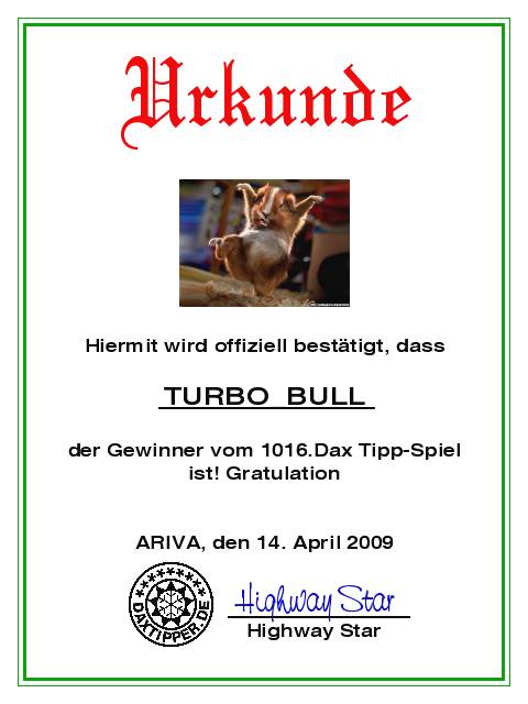 1018.DAX-Tipp-Spiel, Donnerstag 16.04.09 227233