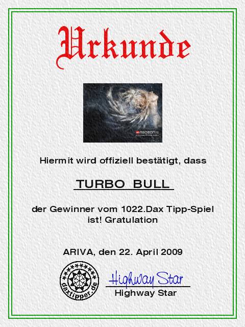 1024.DAX-Tipp-Spiel, Freitag 24.04.09 228906