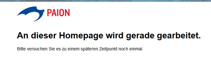 Paion: Daten / Fakten / Nachrichten / Meinungen 1152221