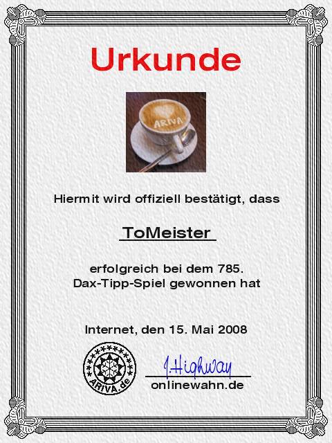 786.DAX Tipp-Spiel, Freitag, 16.05.08, 17:45 Uhr 163865