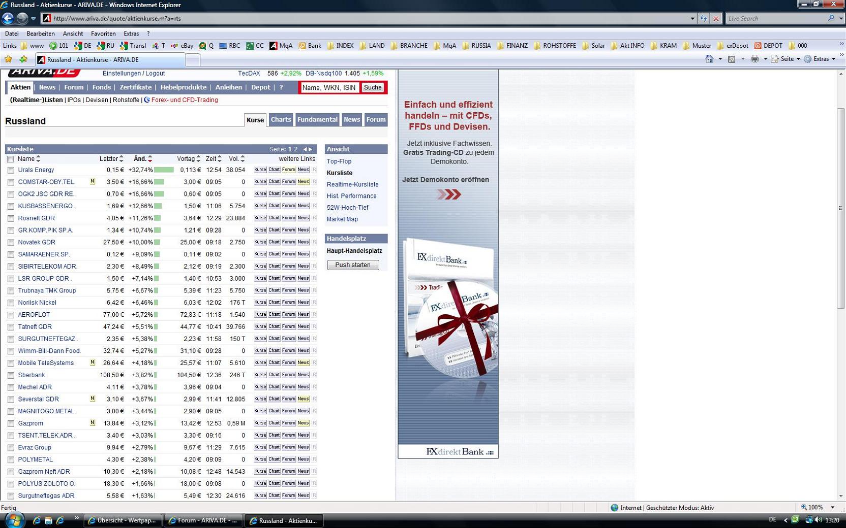 Urals Energy (WKN: A0F5HS) 230301