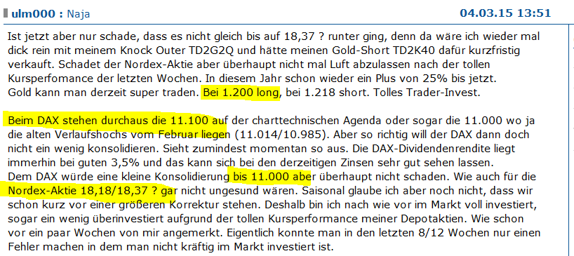 Gold traden - long bzw. short 806887