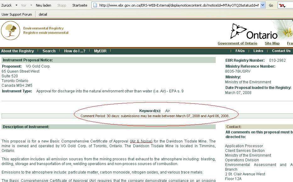 VG Gold ( ISIN: CA9182161021 ) 155902