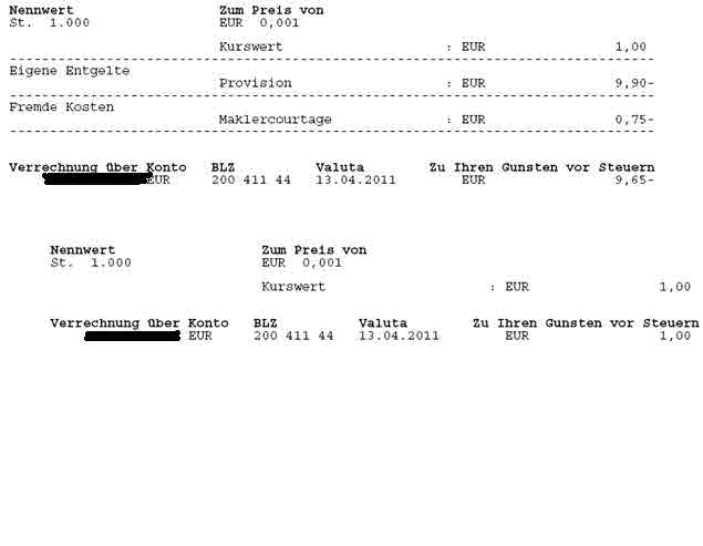 COMMERZBANK kaufen Kz. 28 € 396274