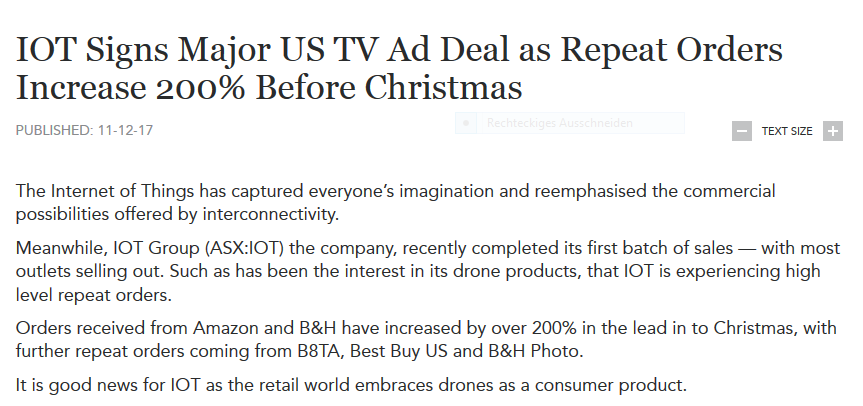 IoT Group - Die nächste Stockholm IT ? 1029342