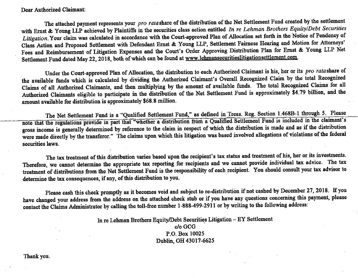 Lehman Brothers Holdings Inc. (LEH) 1072654