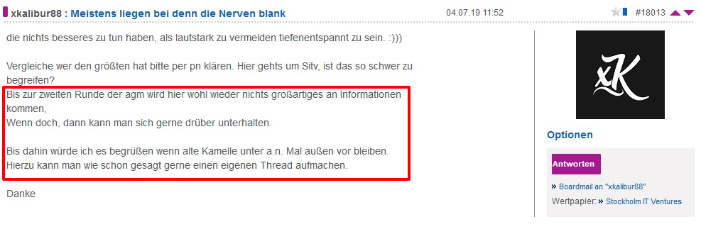 Blockchain -neue Kursrakete? WKN A116BG Stockholm 1124149