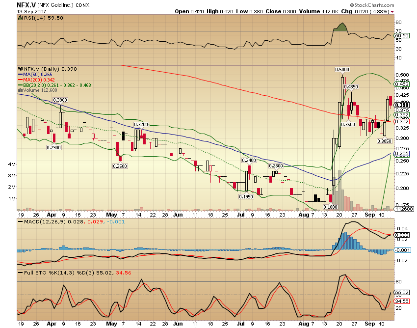 NFX Gold Inc. 120131