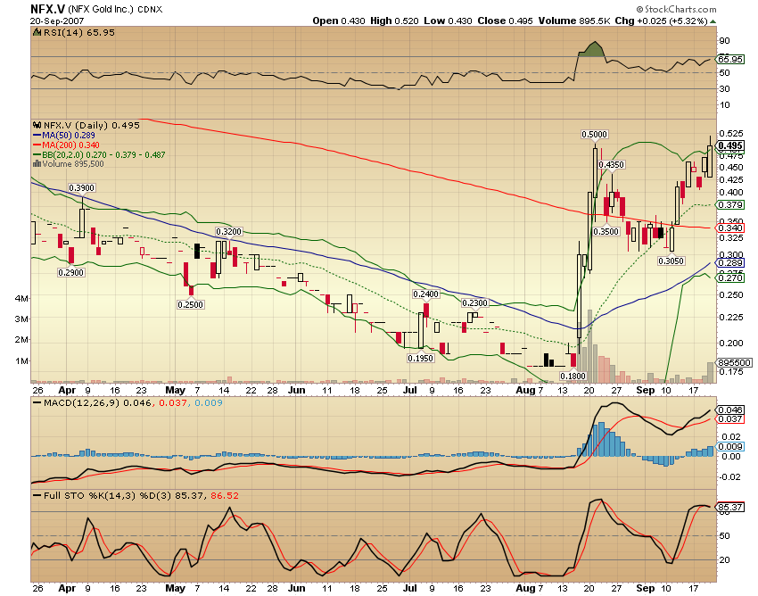 NFX Gold Inc. 121202