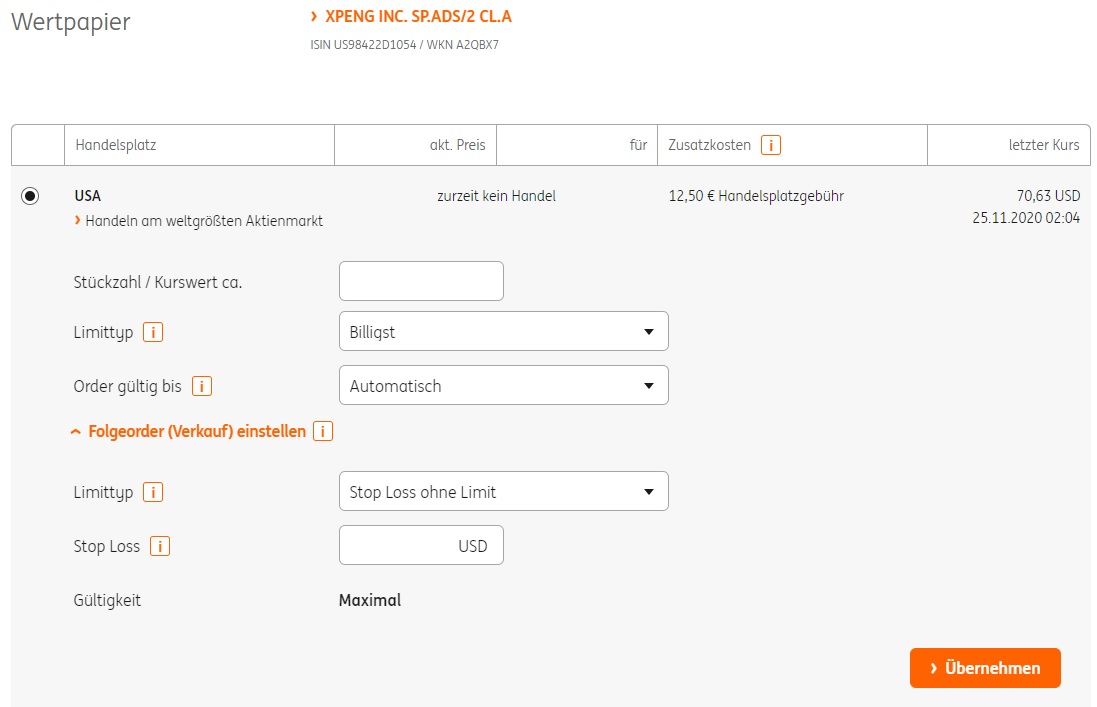 - - - X PENG - - -WKN: A2QBX7 ISIN: US98422D1054 1215586