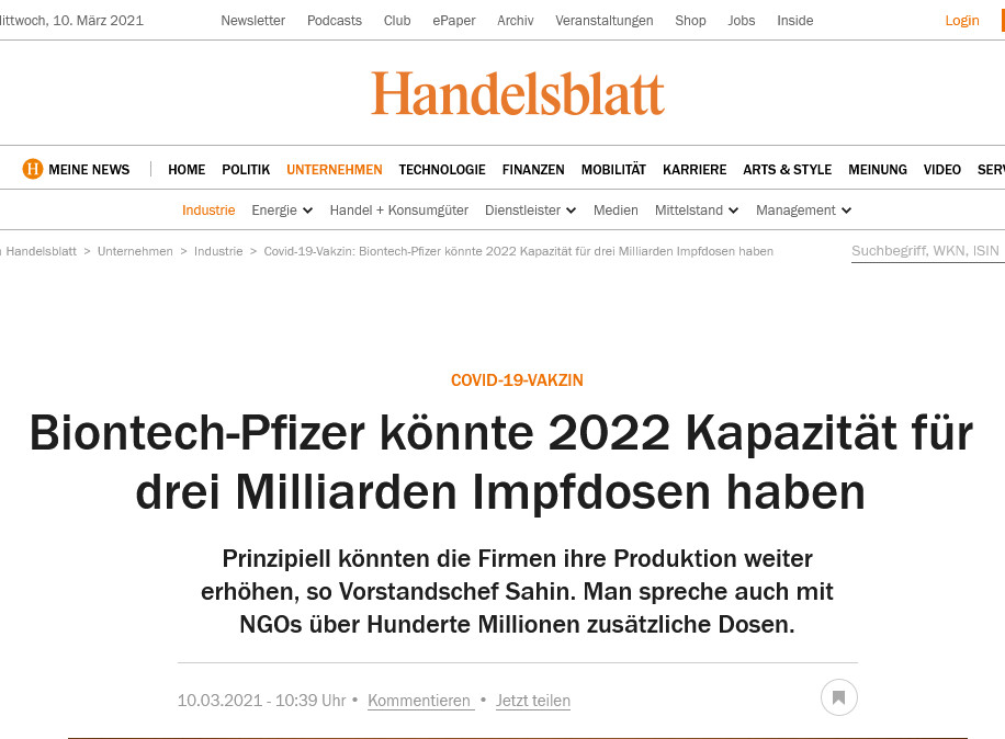 Biontech & MRNA: Revolution in der Pharmaindustrie 1239124