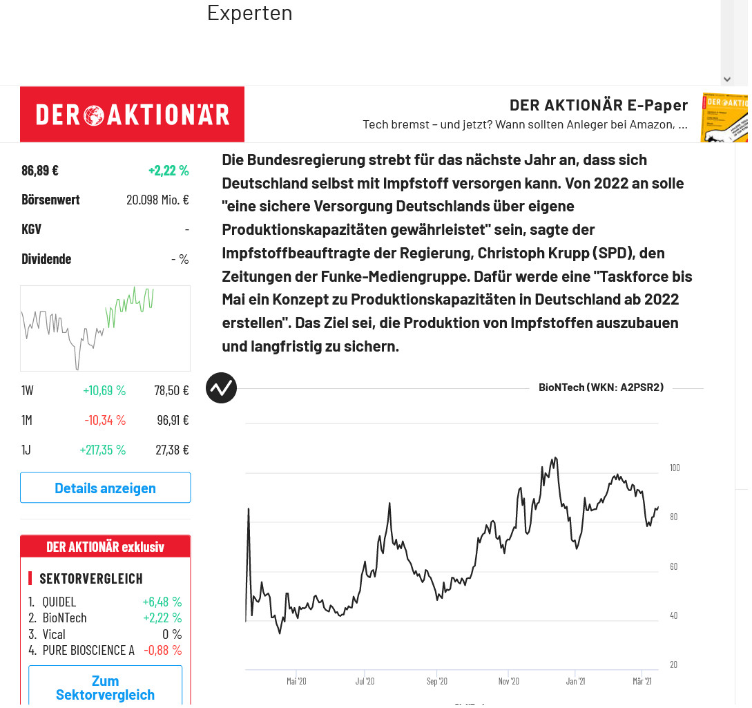 Biontech & MRNA: Revolution in der Pharmaindustrie 1240202