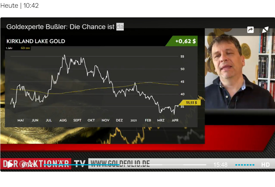 Kirkland Lake Gold (KL.TO 11,40 C$) 1245576