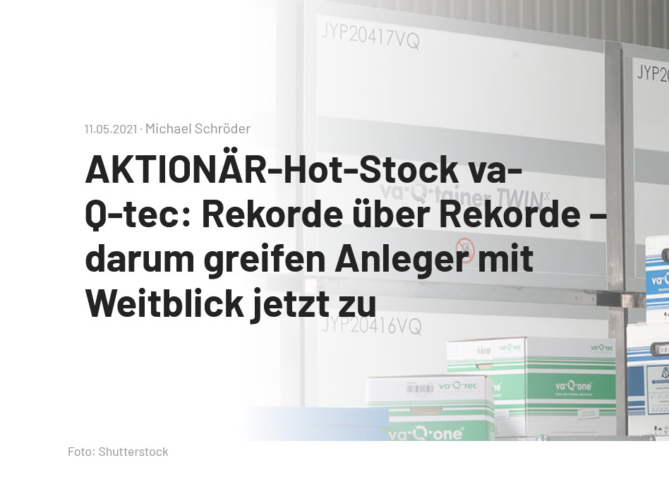 va-Q-tec Aktie (WKN: 663668) 1252303