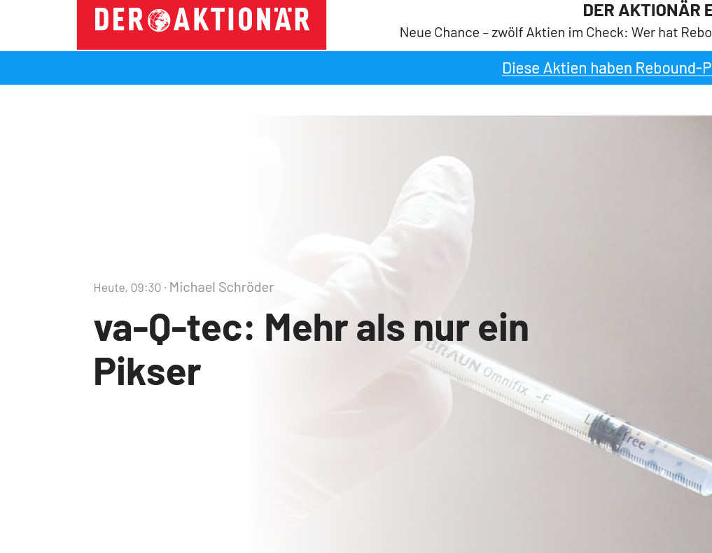 va-Q-tec Aktie (WKN: 663668) 1255947