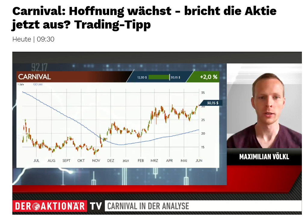 Carnival Corp. - Es geht wieder los... 1256302