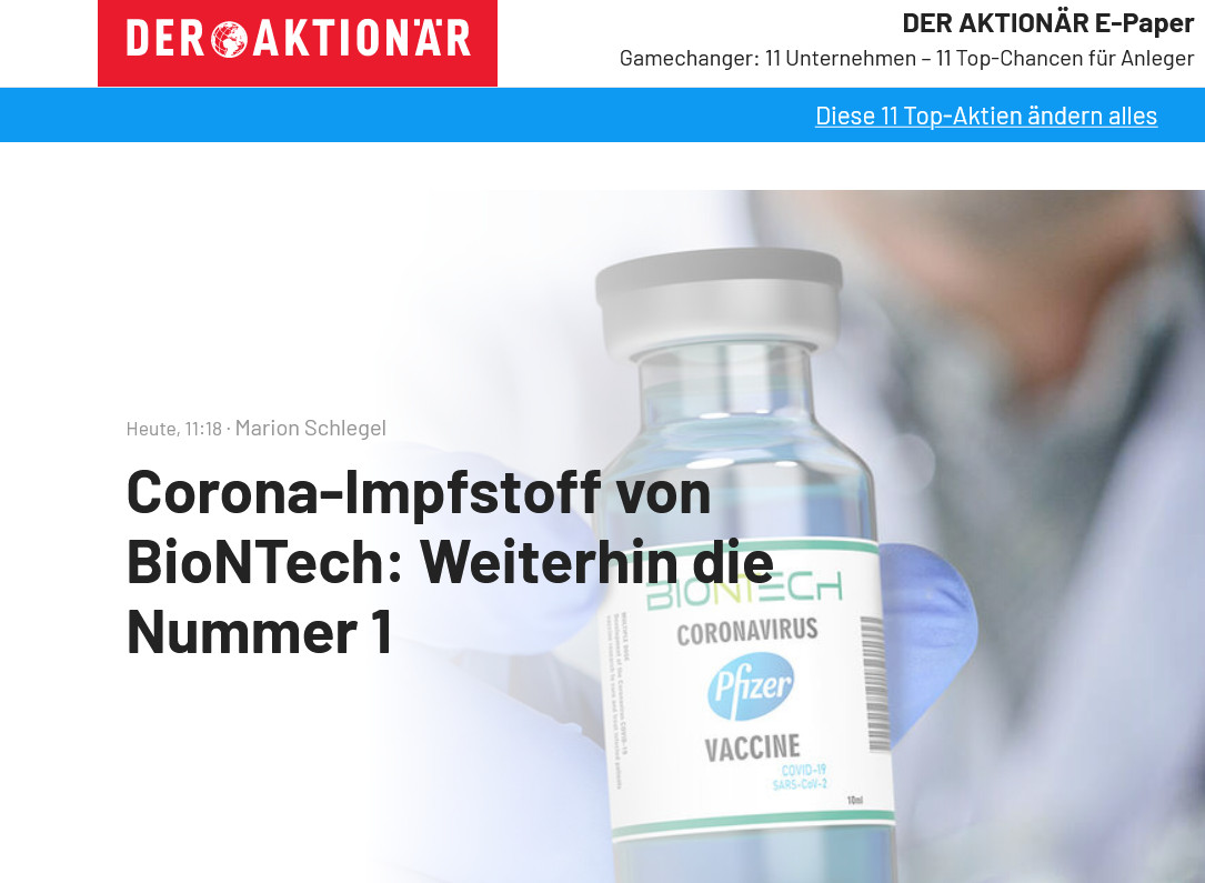 Biontech & MRNA: Revolution in der Pharmaindustrie 1256746